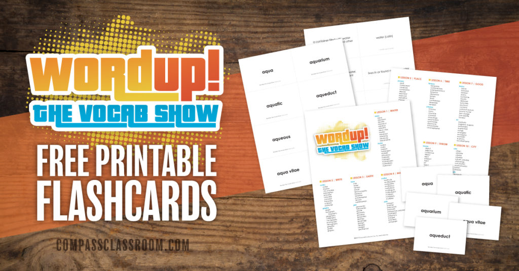 free wordup flash cards