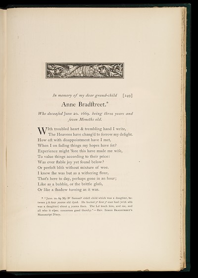 Anne Bradstreet