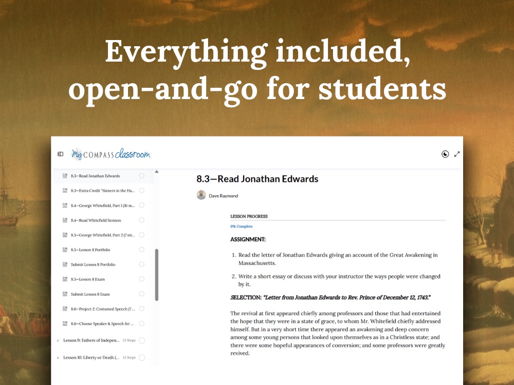 Everything included, open-and-go for students