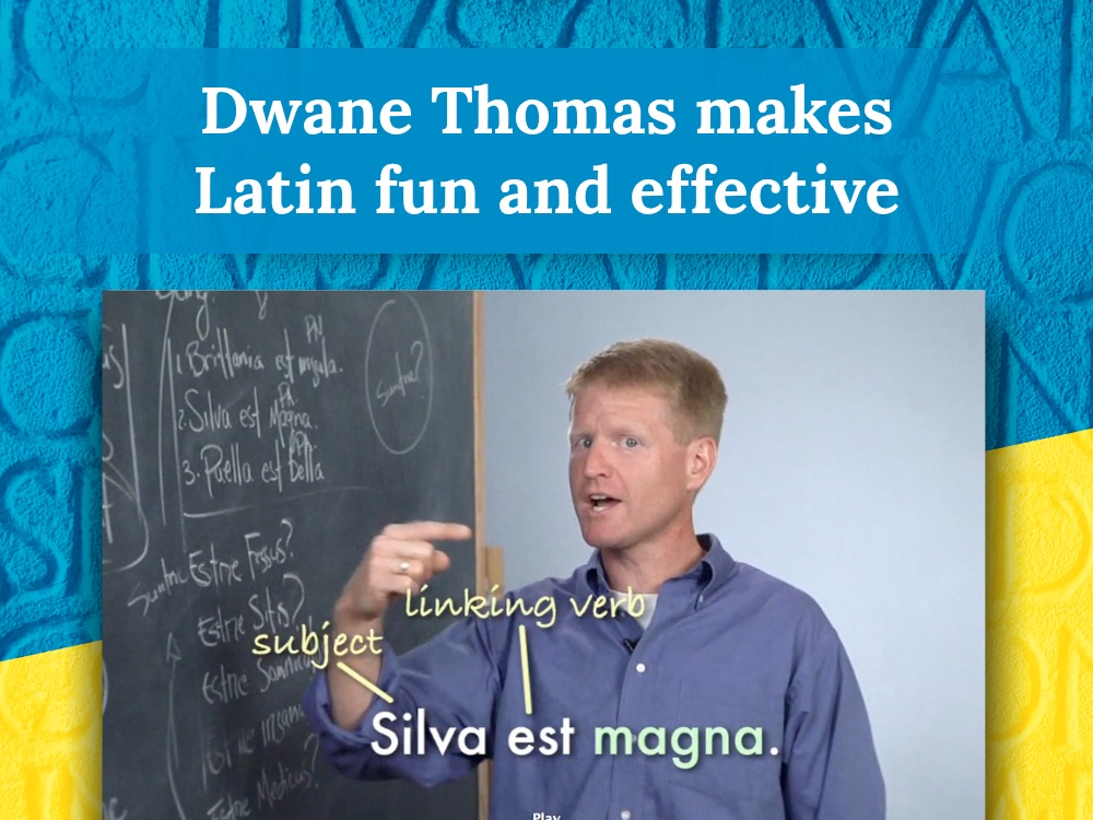 Dwane Thomas makes Latin fun and effective