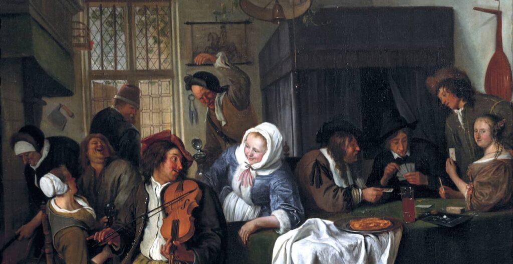 Jan Steen tavern feast