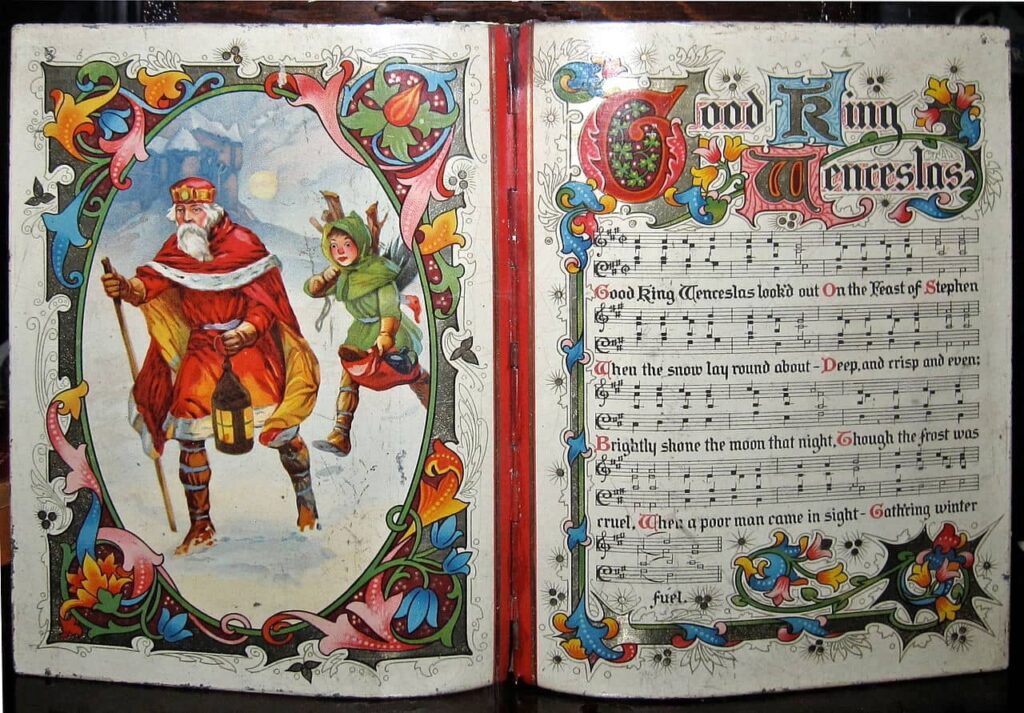 Good King Wenceslas song sheet