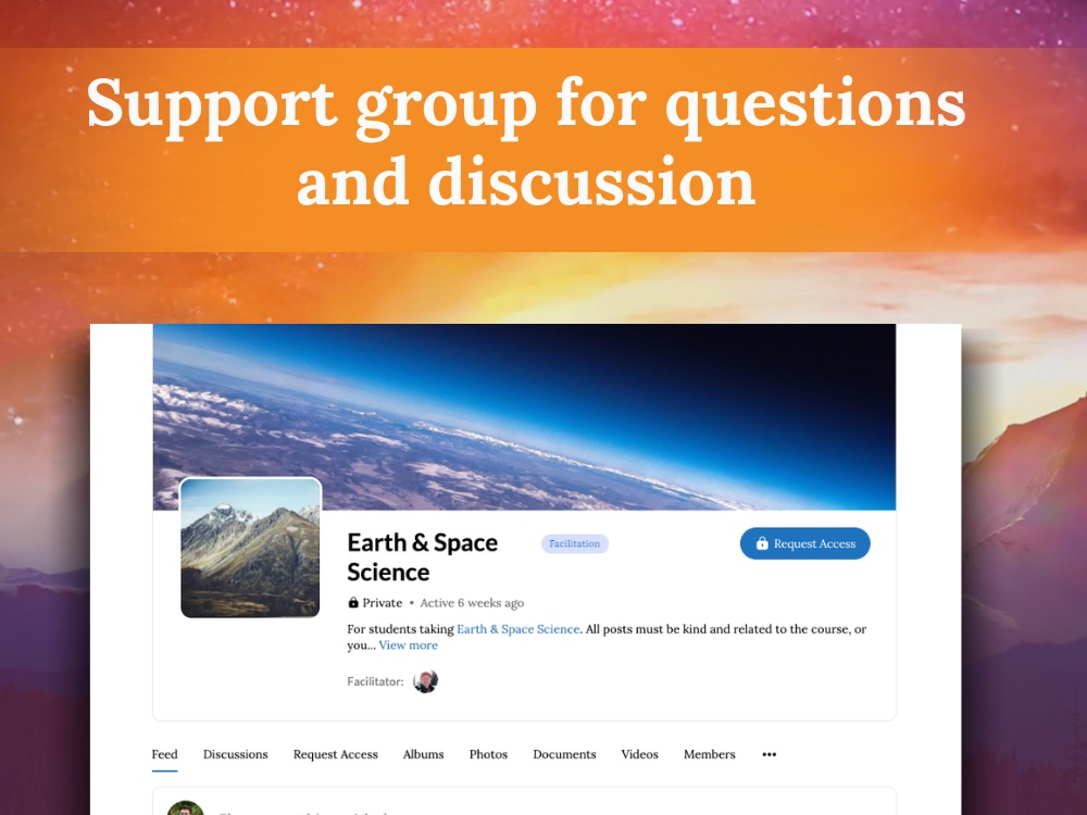 Support group for questions and discussion
