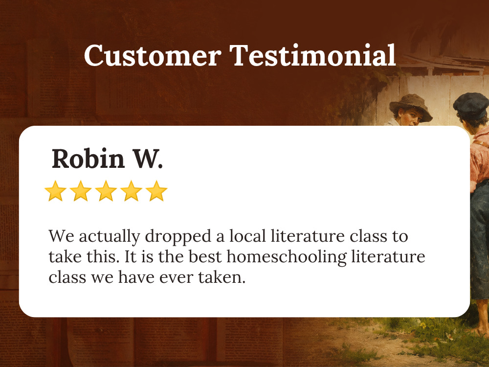 Customer testimonial from Robin W.