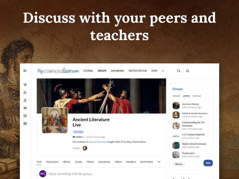 Discuss with your peers and teachers