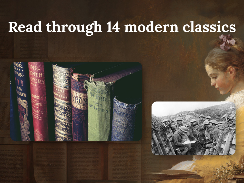 Read through 14 modern classics