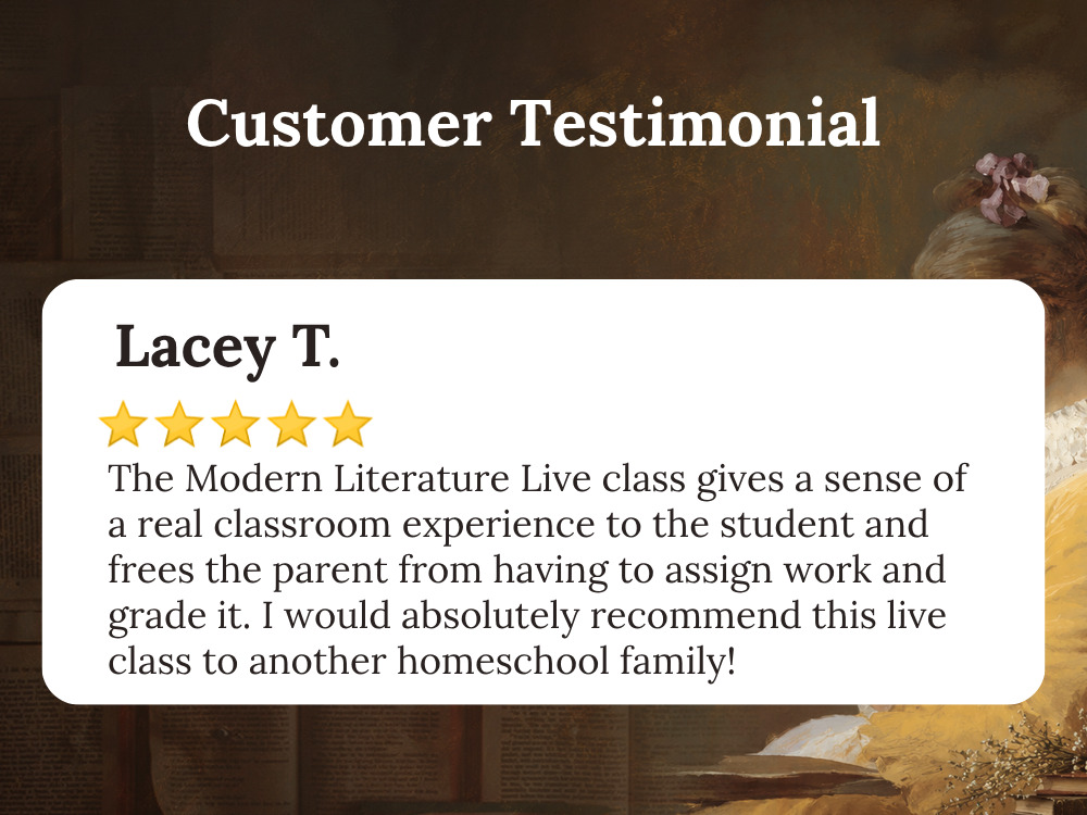 Customer testimonial from Lacey T.