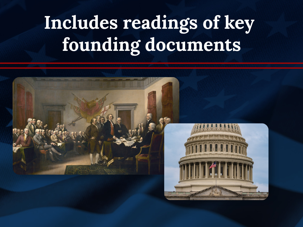 Includes readings of key founding documents