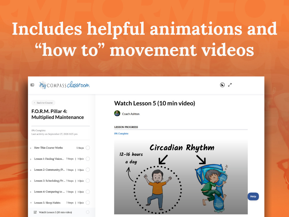 Includes helpful animations and how-to movement videos