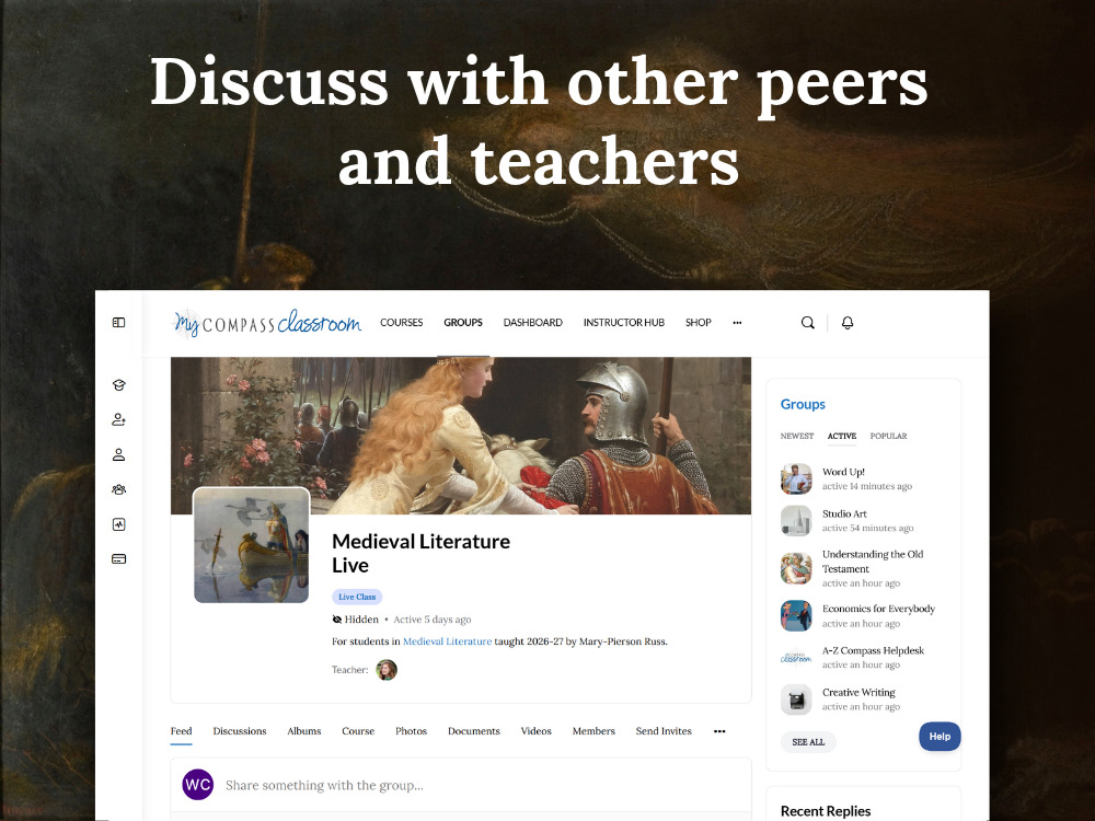 Discuss with other peers and teachers